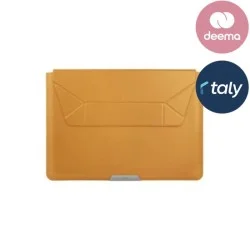 Lap Top Bag Sleeve With Foldable Stand (Up To 14”) Uniq  - Deep Mustard